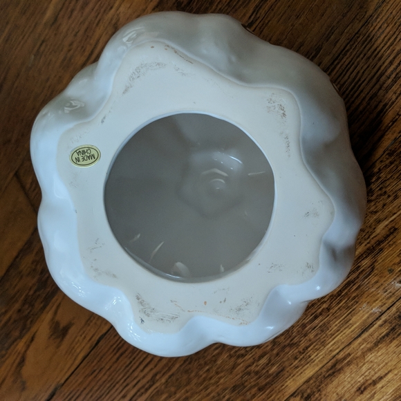 Give Thanks ceramic pumpkin with metallic copper/rose gold lettering - Picture 4 of 4